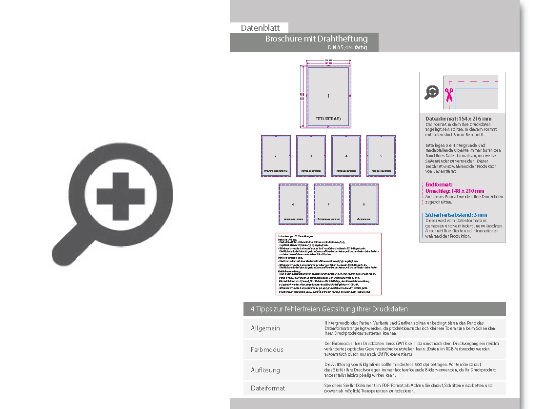Product Bild brosch__re_mit_drahtheftung__endformat_din_a5__132-seitig