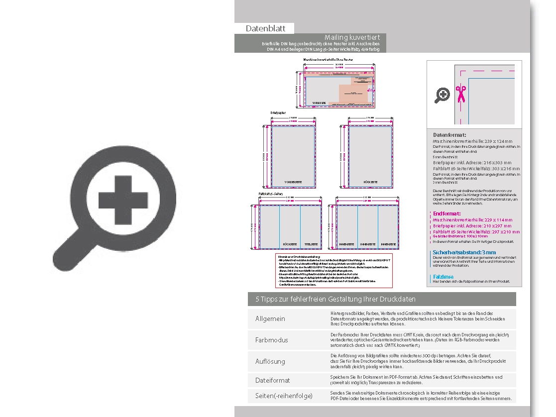 Product Bild briefh__lle_din_lang_(unbedruckt)_ohne_fenster_inkl__anschreiben_din_a4_und_beileger_din_lang_(6-seiter)
