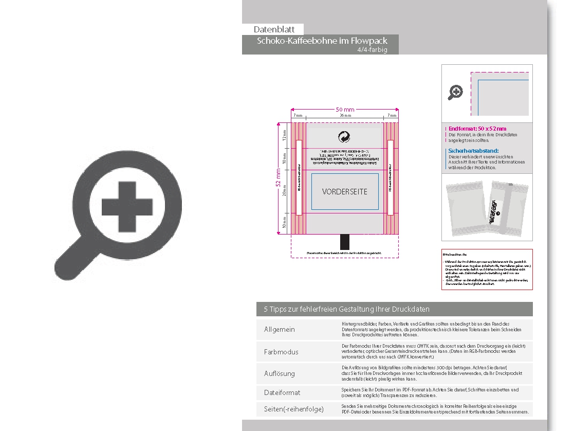 Product Bild schoko-kaffeebohne_im_flowpack__4_4_farbig_beidseitig_bedruckt